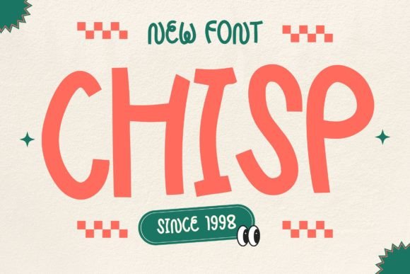 Chisp: A Bold Display Font for Editorial Impact