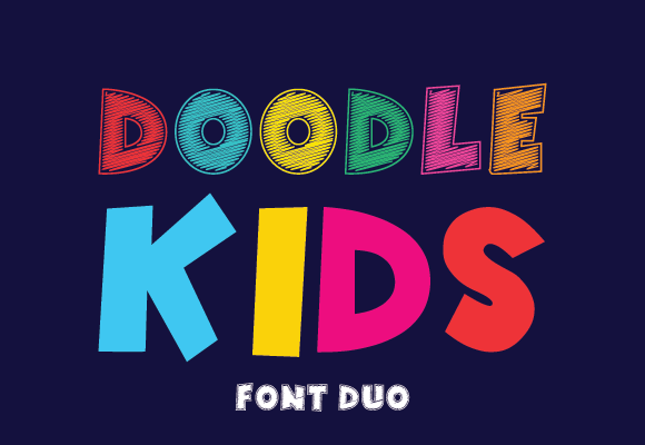 Doodle Kids: A Friendly Display Font for Small Business Branding