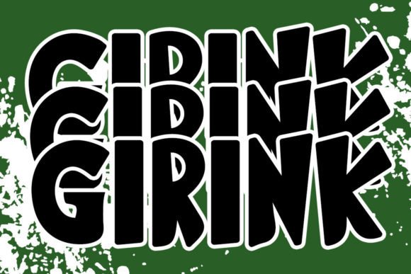 Girink: A Bold Display Font That Cuts Through the Feed