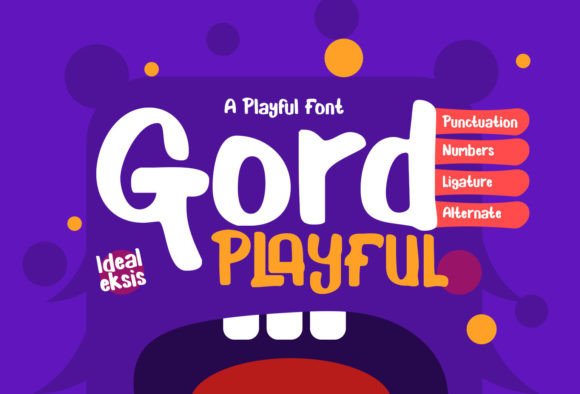 Gord Playful: A Delightful Display Font for Digital Branding