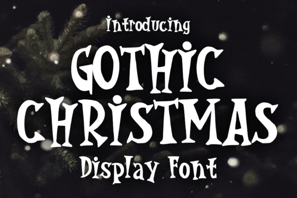 Gothic Christmas: A Typeface That Adds Spooky Charm to Digital Design