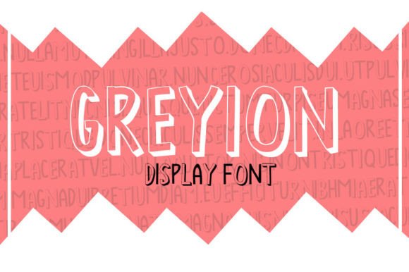 Greyion: A Sharp, Editorial Display Font for Bold Headlines