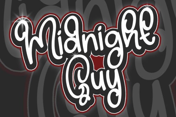 Midnight Guy Font: A Festive Display Typeface for Web Design