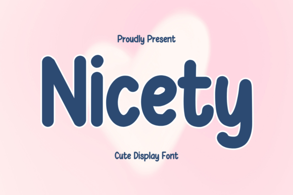 Nicety: A Modern Display Font for Digital Design