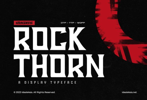 Rockthorn: A Display Font for Editorial Elegance