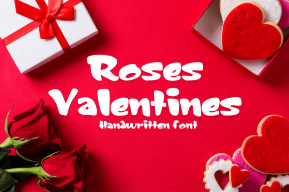 Roses Valentines Handwritten Font for Crafters & Sellers