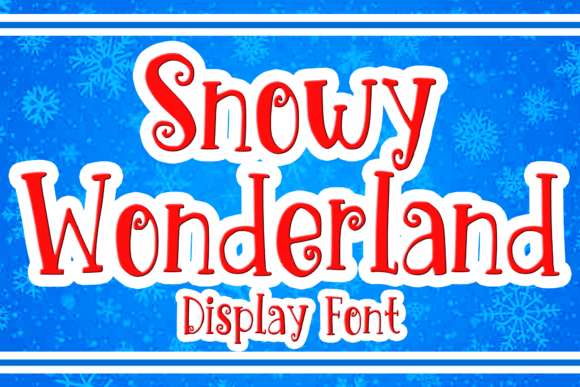 Snowy Wonderland: A Display Font That Makes Winter Campaigns Instantly Recognizable