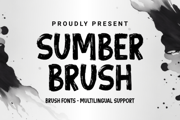 Sumber Brush: A Display Font That Commands Attention