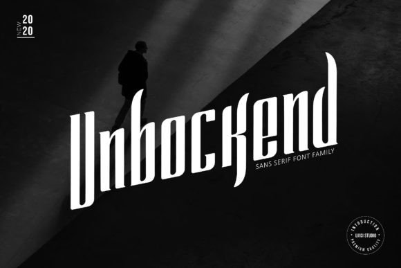 Unbockend: A Bold, Unapologetic Display Font